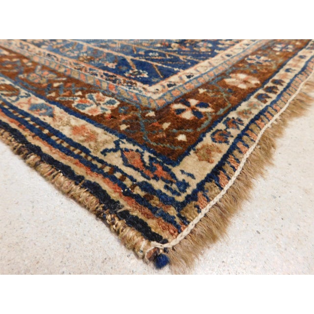 Antique Hand Knotted Persian Rug. 3'7"x 5'7" For Sale - Image 15 of 18
