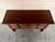 19th Century Catalan Spanish Carved Walnut Console Sofa Table, Four Drawers For Sale - Image 9 of 11