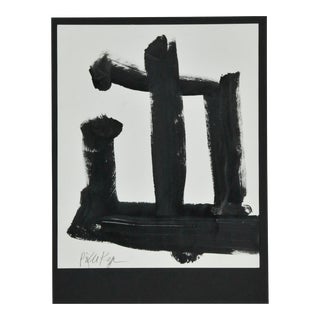 "Three Point Five" Original Abstract Mixed-Media Collage by Robbie Kemper For Sale