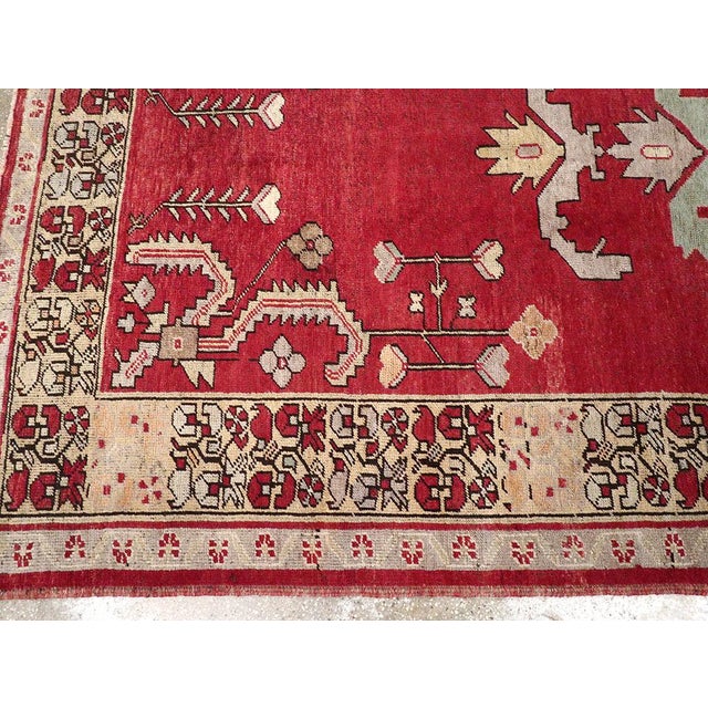 Textile Galerie Shabab Collection Mid-20th Century Turkish Anatolian Wide Gallery Runner For Sale - Image 7 of 10