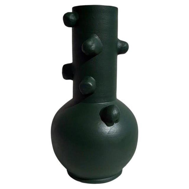 Ceramic Popcorn Jar Up Sculpture in Ceramic by Liliana Silva For Sale - Image 7 of 7