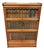 Walnut Stacking Bookcase from Globe Wernicke, 1910 For Sale