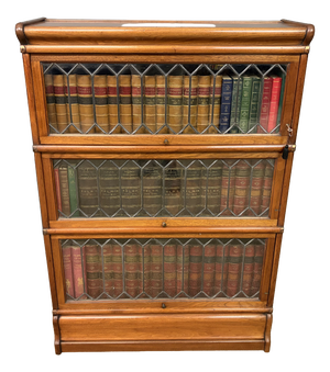 Walnut Stacking Bookcase from Globe Wernicke, 1910