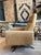 Lee Industries Lee Leather Swivel Recliner Chair-Made to Order For Sale - Image 4 of 9