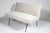 Mid-Century Modern Mid 20th Century Milo Baughman for Pacific Iron Style Suede and Iron Settee For Sale - Image 3 of 18