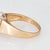 Metal ​70s Diamond Cluster Ring Sz 6.75 Wide Band Vintage 14k Yellow Gold Fine Jewelry For Sale - Image 7 of 7