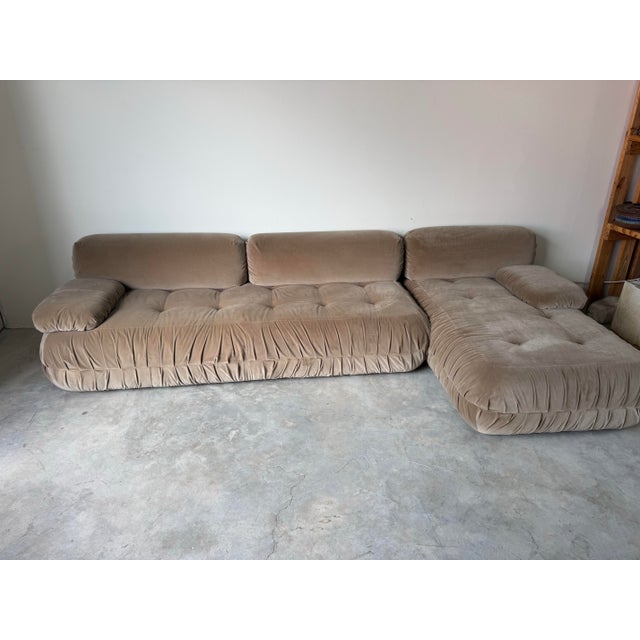 A striking example of Italian modern design, this modular sofa was created by designer Stefano Conficconi for Cierre...