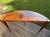 Flame Mahogany Demi-Lune Accent Table For Sale - Image 4 of 18