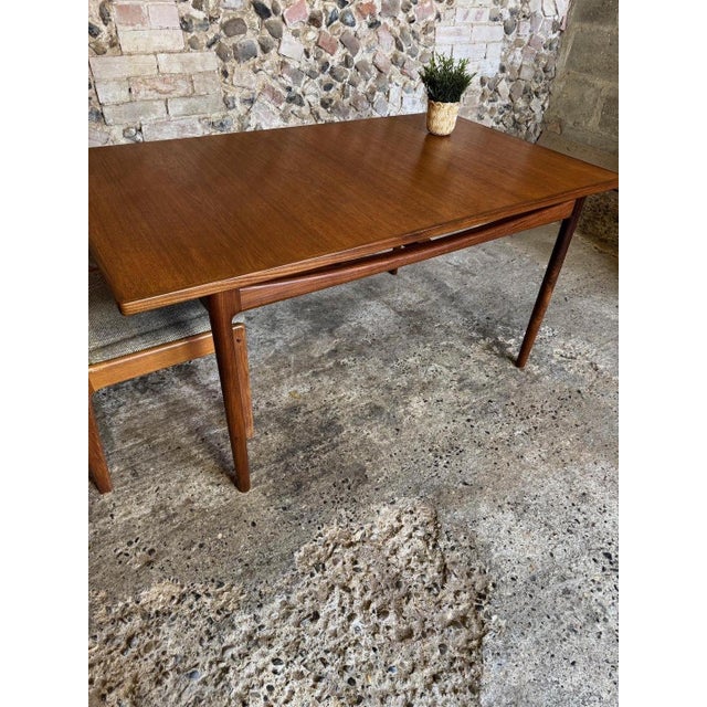 Vintage Danish Teak Dining Table by Ib Kofod-Larsen for G-Plan, 1960s For Sale - Image 4 of 18