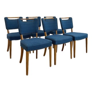 1960s Set of 6 Mid-Century Dining Chairs For Sale