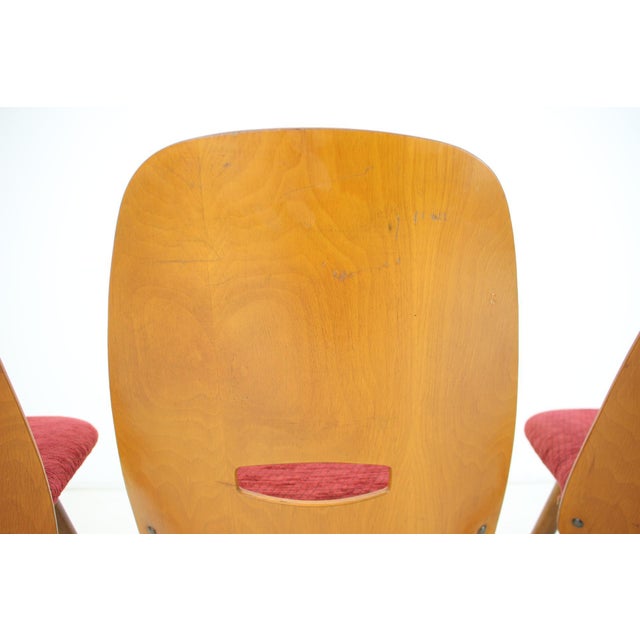Dining Chairs attributed to Frantisek Jirak for Tatra, 1960s, Set of 4 For Sale - Image 10 of 15
