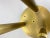 Space Age Italian Brass Atomic Ceiling Light by Gio Ponti, Italy, 1970s For Sale - Image 6 of 18