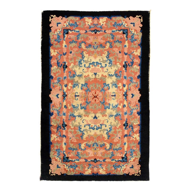 1920s Pasargad DC Chinese Hand Knotted Art Deco For Sale