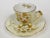 Victorian Vintage Golden Floral Kalk Demitasse Cup & Saucer Set- 2 Pieces For Sale - Image 3 of 12