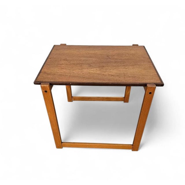 Wood Danish Side Table, 1960s For Sale - Image 7 of 18