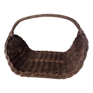 Vintage Log Basket, 1920s For Sale