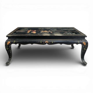 Chinese Coromandel Lacquer Coffee Table For Sale