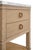 Not Yet Made - Made To Order Matthew Izzo Home Cutler 24" Cerused Oak Single Porcelain Sink Bath Vanity With Marble Top and Antique Brass Ring Hardware For Sale - Image 5 of 10