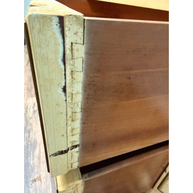 Late 20th Century Vintage Sherwood Solid Cherry French Provincial Chest – 3 Drawer For Sale - Image 5 of 6