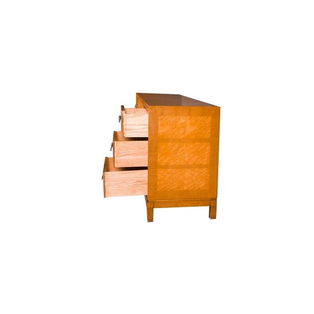 Extraordinary Mid-Century Modern “Diamond front” credenza dresser circa 1960’s. This beauty features a unique geometric...