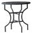 Matthew Izzo Home Moroccan Zellige Midnight Sky Terra Cotta Tile and Iron X Base 32" Round Bistro Table For Sale