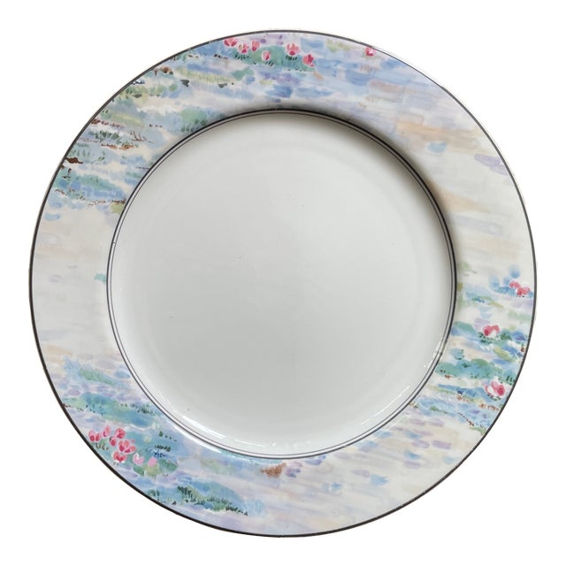 Vintage Mikasa Platter in Monet Pattern For Sale