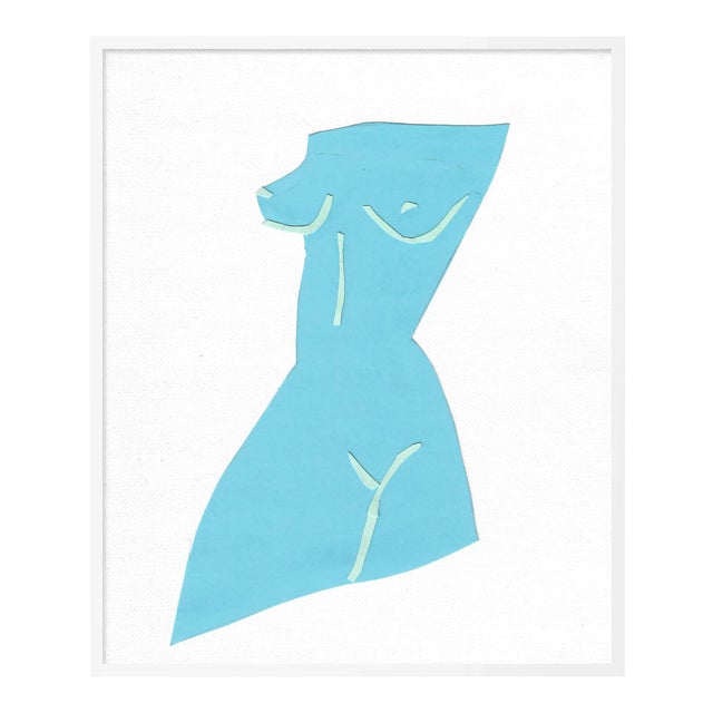 Fair Lady 1 by Virginia Chamlee in White Framed Paper, Small Art Print For Sale