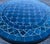Metal 16" Mini Moroccan Mosaic Accent Table – Petrol Blue Tile Top For Sale - Image 7 of 9