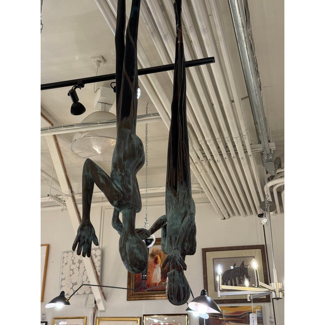 Circa 2007 Peter Kiss "Change of Perspective" Hanging Sculptures, Pair For Sale - Image 4 of 13