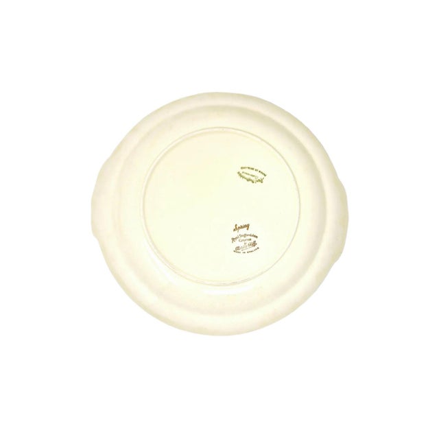 Mid-Century Modern 1930s Art Deco Clarice Cliff "Spring Crocus" Plate (1935–1939) For Sale - Image 3 of 3