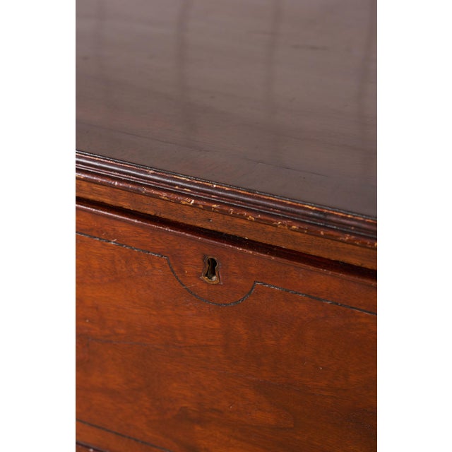 19th Century Mahogany Chest With Octagon Backplate Pulls For Sale - Image 10 of 11