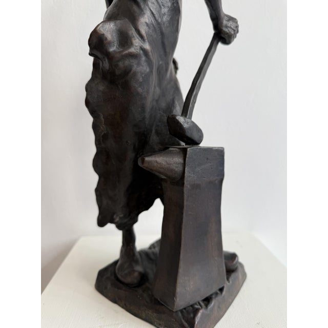 Blacksmith, 19th Century, Bronze For Sale - Image 4 of 16