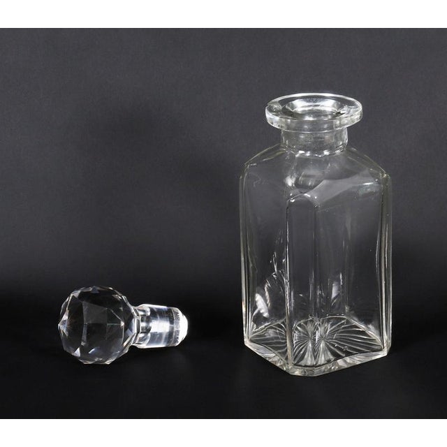 Antique 19th Century Victorian Burr Walnut and Crystal 3-Decanter Tantalus Dry Bar, Set of 12 For Sale - Image 14 of 18