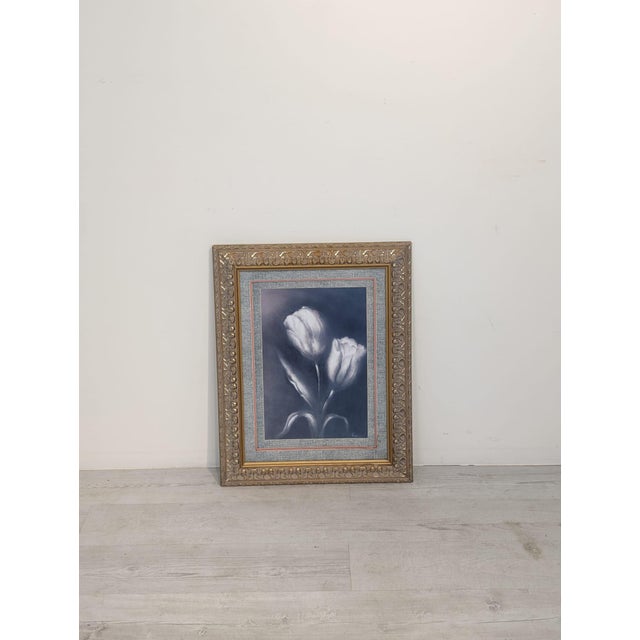 Ornate Gold Wooden Picture Frame, 1965 For Sale - Image 10 of 10