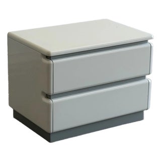 1970s Post Modern Rougier Nightstand, Attributed For Sale