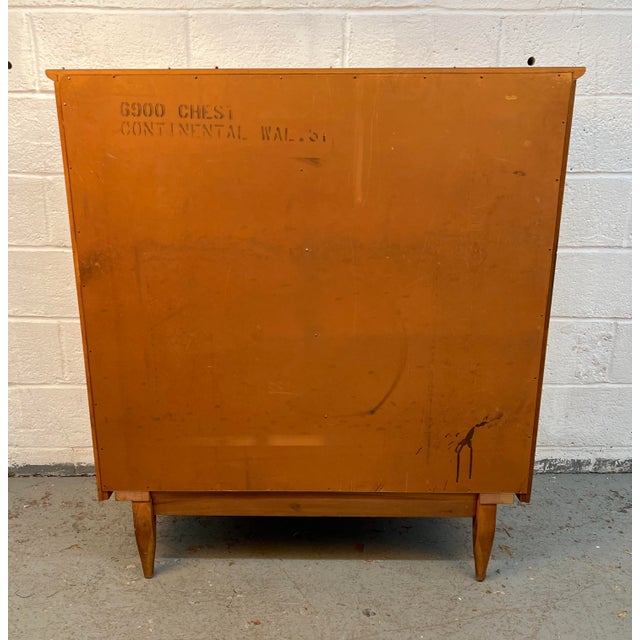 Kent Coffey "Eloquence" Mid-Century Modern Walnut Highboy Dresser For Sale - Image 15 of 15