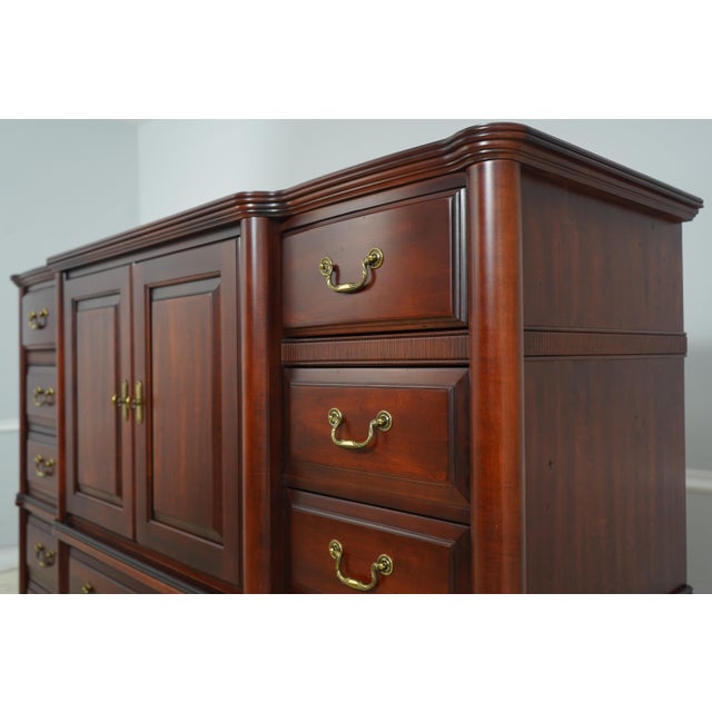 Durham Cherry Armoire Chifferobe Tv Unit For Sale - Image 11 of 18
