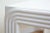 White Vintage White Lacquered Wood Rectangle Console and or Sofa Table Restored, 80's For Sale - Image 8 of 11