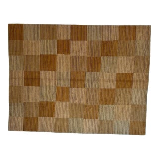 Silk and Wool Nepalese Rug , 7'9" X 10' For Sale