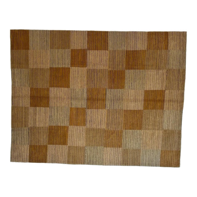 Silk and Wool Nepalese Rug , 7'9" X 10' For Sale