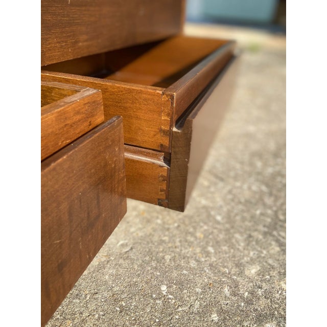 Mid Century Modern Lowboy Dresser | Scandinavian Style by Arne Wahl Iversen For Sale - Image 10 of 12