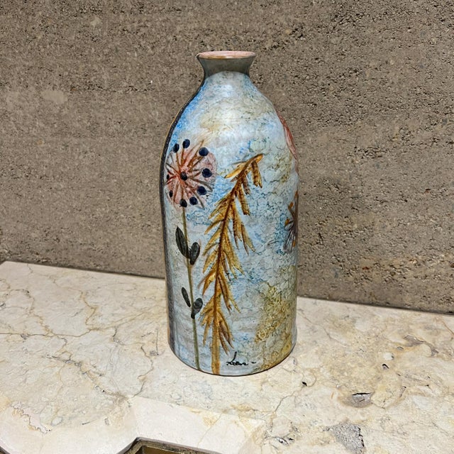 1960s Italian Vase Modigliani Art Pottery Hand Painted Roma For Sale - Image 10 of 10