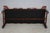 Chippendale Style Cherry Damask Upholstered Window Bench For Sale - Image 12 of 12