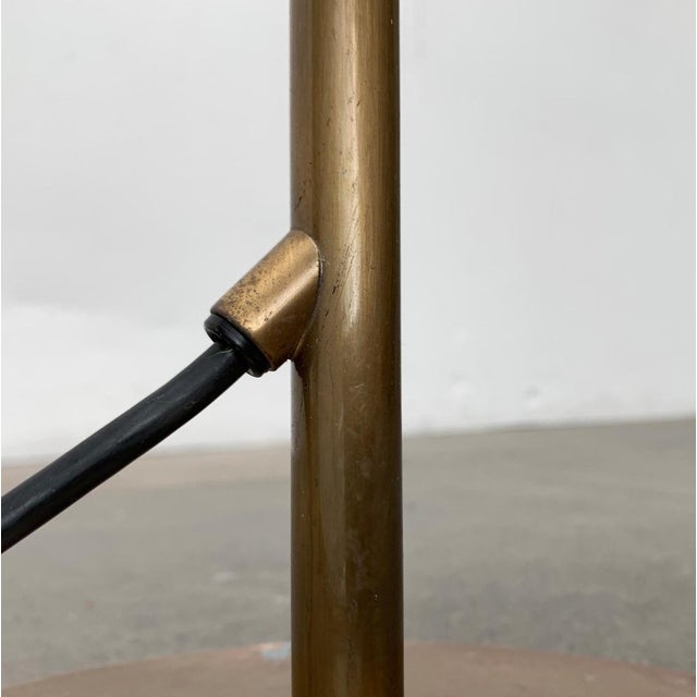 Vintage Hollywood Regency German Brass Floor Lamp by Florian Schulz For Sale - Image 17 of 18