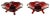 Fenton Art Glass Company Fenton Ruby Red Glass Candle Holders – A Pair For Sale - Image 4 of 4