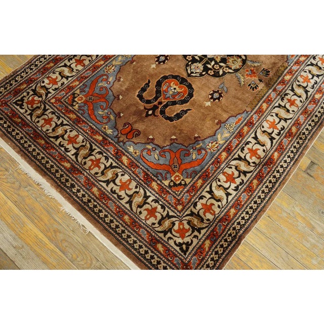 Antique Chinese Silk Rug For Sale In New York - Image 6 of 12