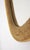 Mid-Century Modern Oval Wall Mirror in Brass and Velvet, 1960s For Sale - Image 8 of 10