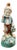 Vintage Concrete Garden Gnome with Weathered Polychrome Paint, 1950s For Sale