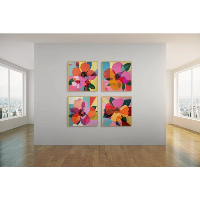 Set of 4 - Art Wall Installation 40' X 40' - 'Pop Art