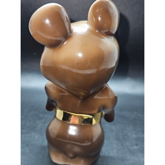 XXII Moscow-1980 Olympics Games Porcelain Mascot Misha Figurine For Sale - Image 4 of 4